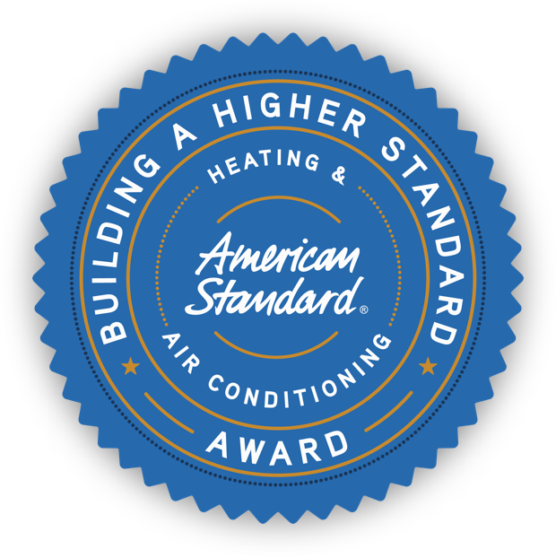 American Standard Building a Higher Standard Badge